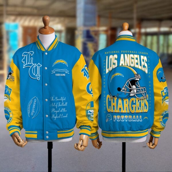 Los Angeles Chargers National Football Conference Unisex Varsity Jacket Limited Edition AZTAVJK0000156 - Image 2