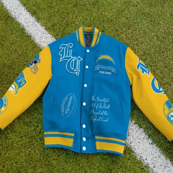 Los Angeles Chargers National Football Conference Unisex Varsity Jacket Limited Edition AZTAVJK0000156 - Image 3