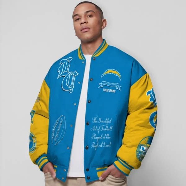 Los Angeles Chargers National Football Conference Unisex Varsity Jacket Limited Edition AZTAVJK0000156 - Image 5