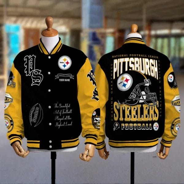 Pittsburgh Steelers National Football Conference Unisex Varsity Jacket Limited Edition AZTAVJK0000160 - Image 5
