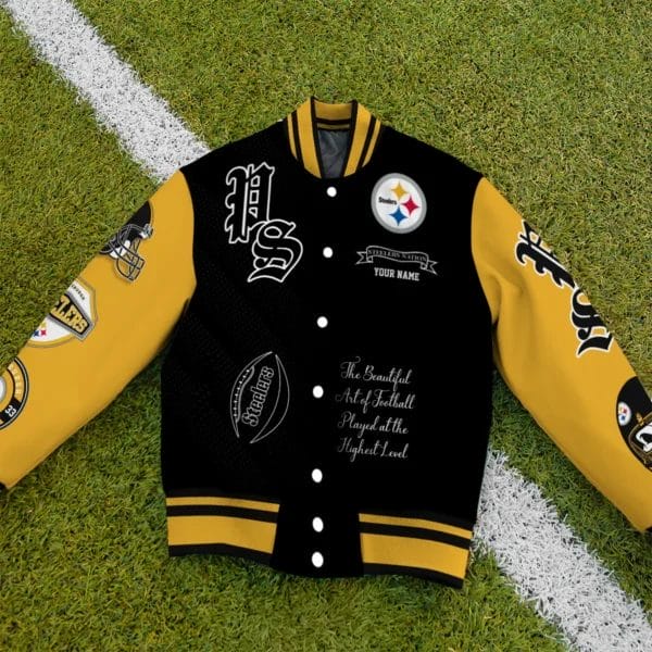 Pittsburgh Steelers National Football Conference Unisex Varsity Jacket Limited Edition AZTAVJK0000160 - Image 2