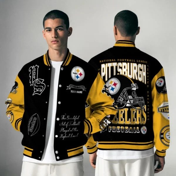 Pittsburgh Steelers National Football Conference Unisex Varsity Jacket Limited Edition AZTAVJK0000160