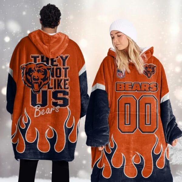 Chicago Bears Blanket Hoodie AMCBH000032