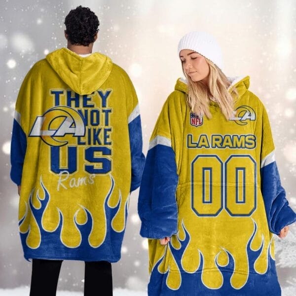 Los Angeles Rams Blanket Hoodie AMCBH000024 - Image 2