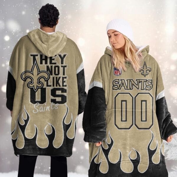 New Orleans Saints Blanket Hoodie AMCBH000028 - Image 2