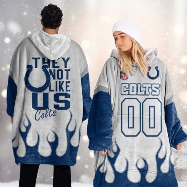 Indianapolis Colts Blanket Hoodie AMCBH000011 - Image 2