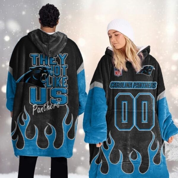 Carolina Panthers Blanket Hoodie AMCBH000022 - Image 2