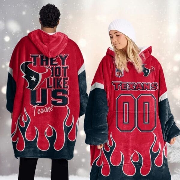 Houston Texans Blanket Hoodie AMCBH000004 - Image 2