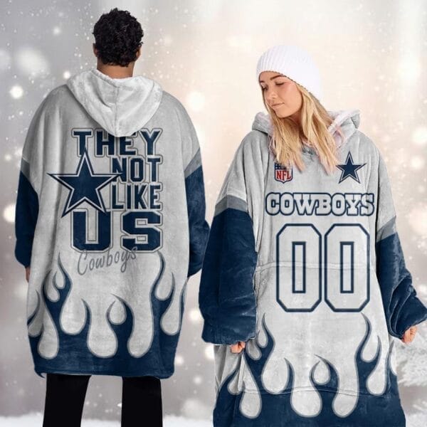 Dallas Cowboys Blanket Hoodie AMCBH000001 - Image 2