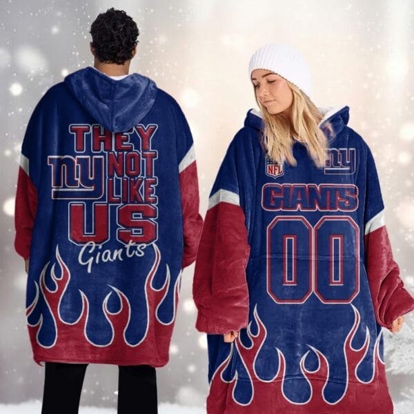 New York Giants Blanket Hoodie AMCBH000013 - Image 2