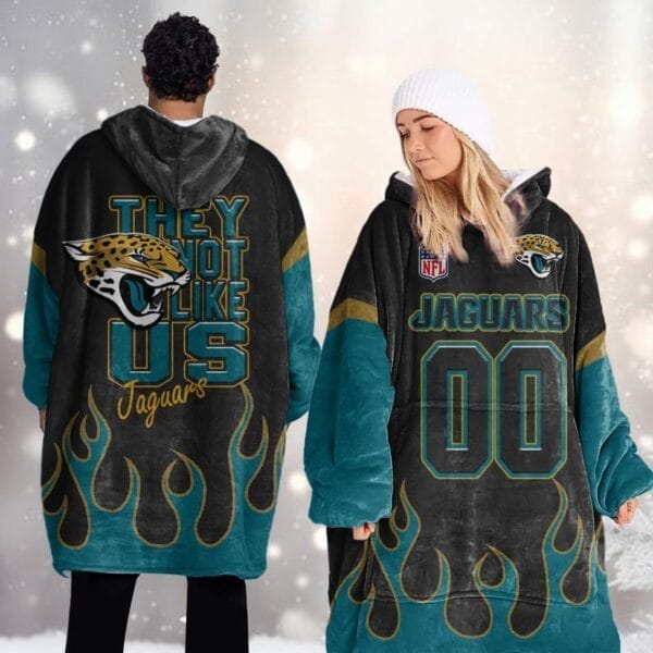 Jacksonville Jaguars Blanket Hoodie AMCBH000006 - Image 2