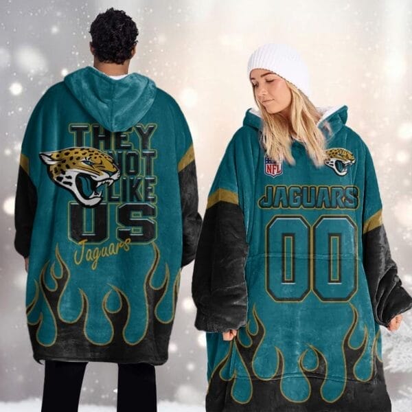 Jacksonville Jaguars Blanket Hoodie AMCBH000006