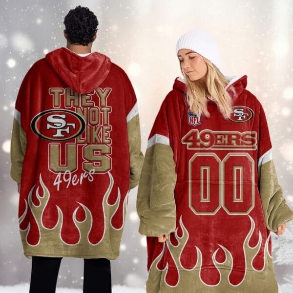 San Francisco 49ers Blanket Hoodie AMCBH000014 - Image 2