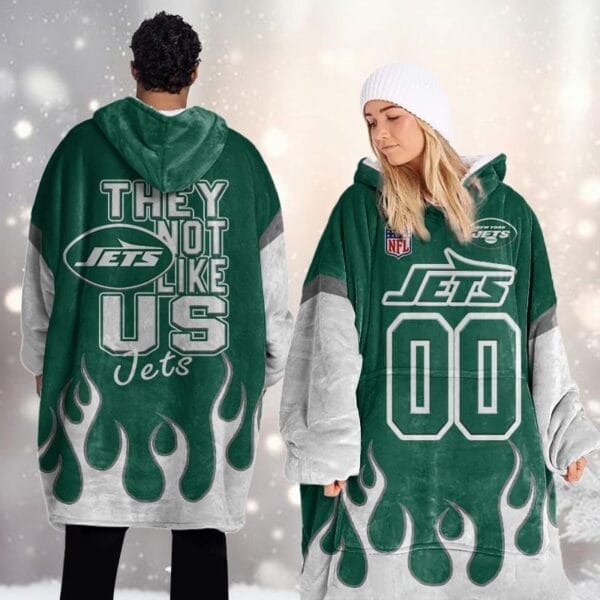 New York Jets Blanket Hoodie AMCBH000015