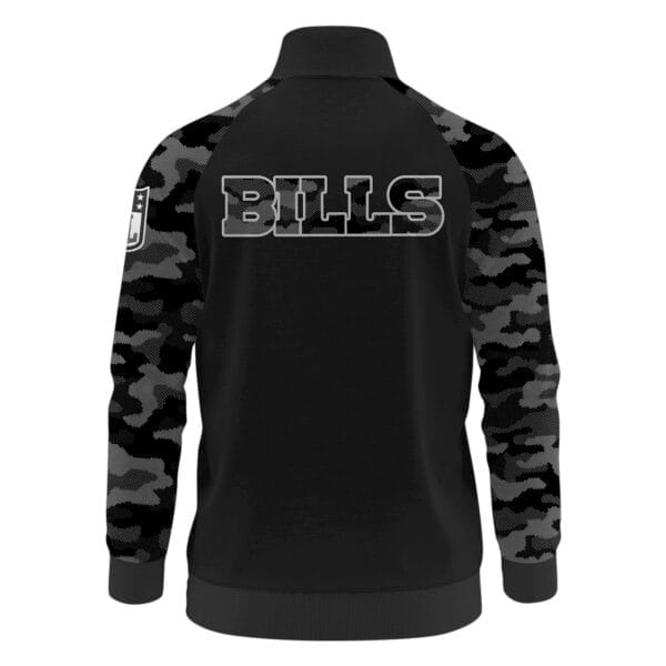 Buffalo Bills Premium Unisex Camo Stand Collar Jacket AMCSCJK000015 - Image 3
