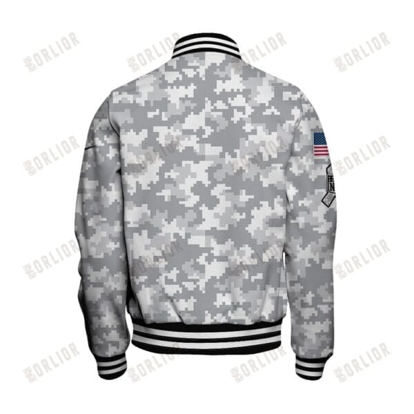 Tampa Bay Buccaneers National Football League Arctic Camo Unisex Varsity Jacket AMCVJK0000166 - Image 3