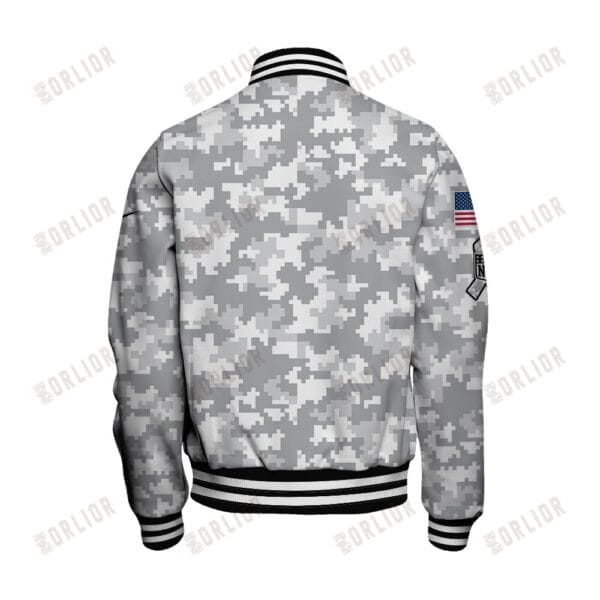 Jacksonville Jaguars National Football League Arctic Camo Unisex Varsity Jacket AMCVJK0000180 - Image 3