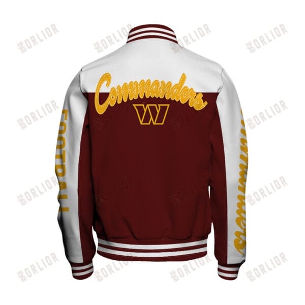 Washington Commanders  Unisex Athletic Legacy Varsity Jacket AMCVJK0000194 - Image 3