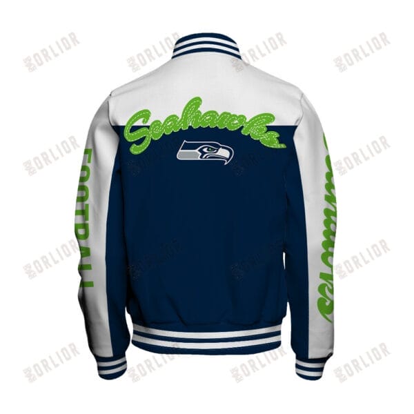 Seattle Seahawks  Unisex Athletic Legacy Varsity Jacket AMCVJK0000197 - Image 3