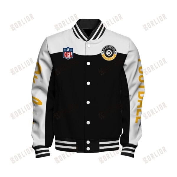 Pittsburgh Steelers  Unisex Athletic Legacy Varsity Jacket AMCVJK0000199 - Image 2