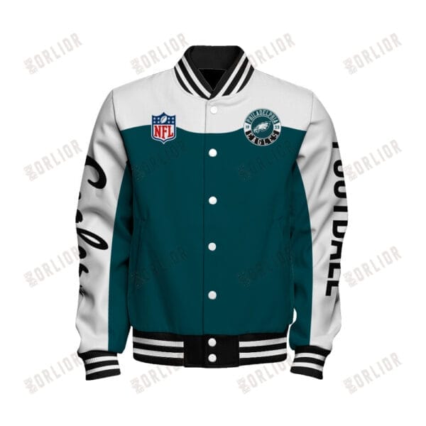 Philadelphia Eagles  Unisex Athletic Legacy Varsity Jacket AMCVJK0000200 - Image 2