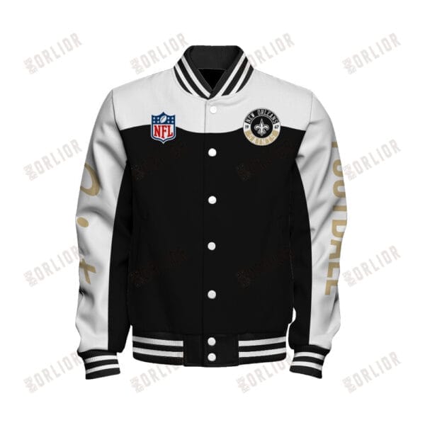 New Orleans Saints  Unisex Athletic Legacy Varsity Jacket AMCVJK0000203 - Image 2