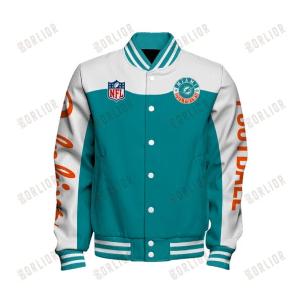 Miami Dolphins  Unisex Athletic Legacy Varsity Jacket AMCVJK0000206 - Image 2