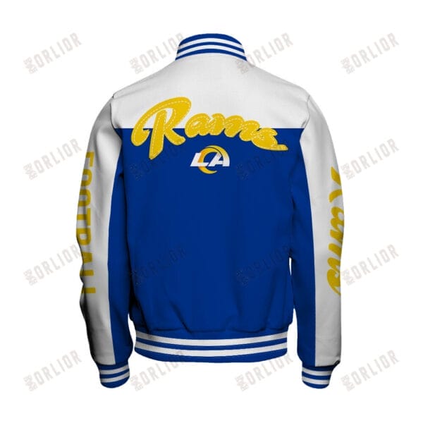 Los Angeles Rams  Unisex Athletic Legacy Varsity Jacket AMCVJK0000207 - Image 3