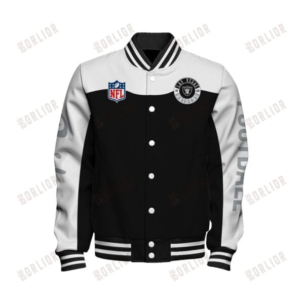 Las Vegas Raiders  Unisex Athletic Legacy Varsity Jacket AMCVJK0000209 - Image 2