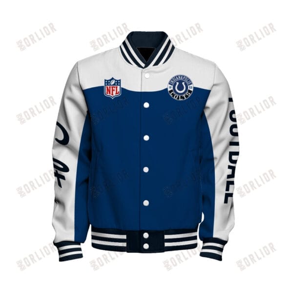 Indianapolis Colts  Unisex Athletic Legacy Varsity Jacket AMCVJK0000212 - Image 2