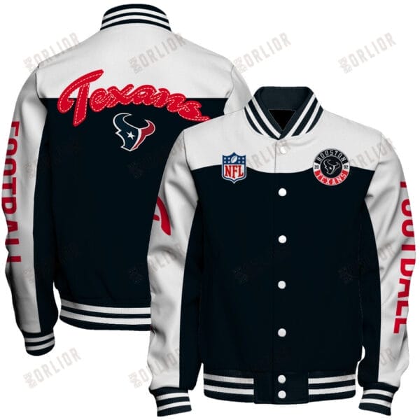 Houston Texans  Unisex Athletic Legacy Varsity Jacket AMCVJK0000213
