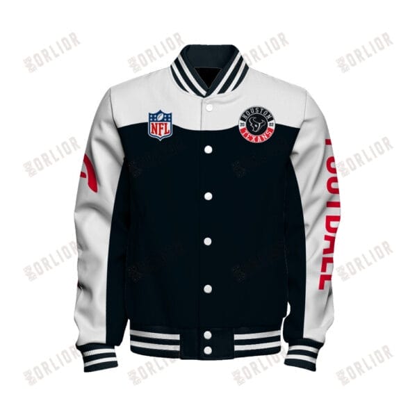 Houston Texans  Unisex Athletic Legacy Varsity Jacket AMCVJK0000213 - Image 2