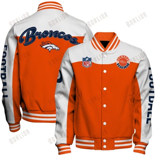 Denver Broncos  Unisex Athletic Legacy Varsity Jacket AMCVJK0000216