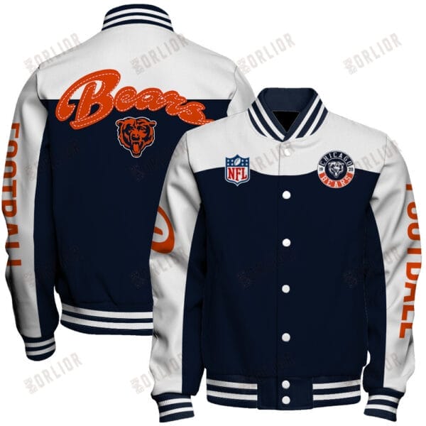 Chicago Bears  Unisex Athletic Legacy Varsity Jacket AMCVJK0000220