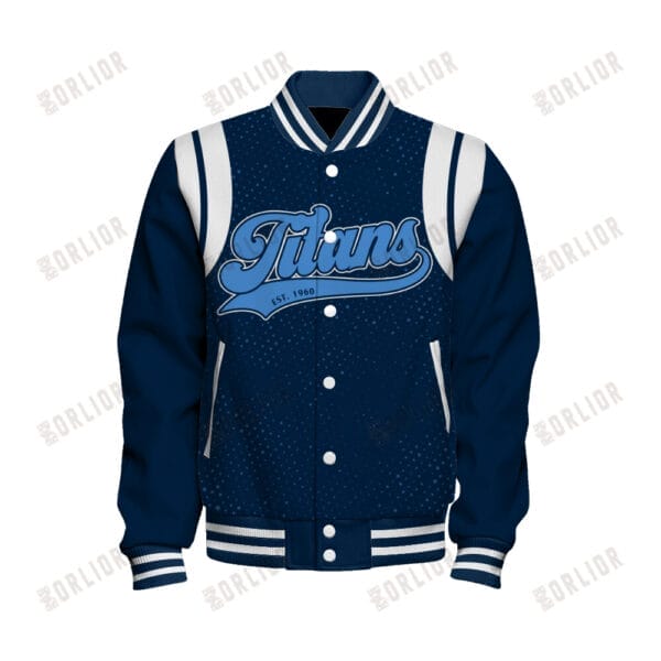 Tennessee Titans Unisex Athletic Legacy Varsity Jacket AMCVJK0000232 - Image 2