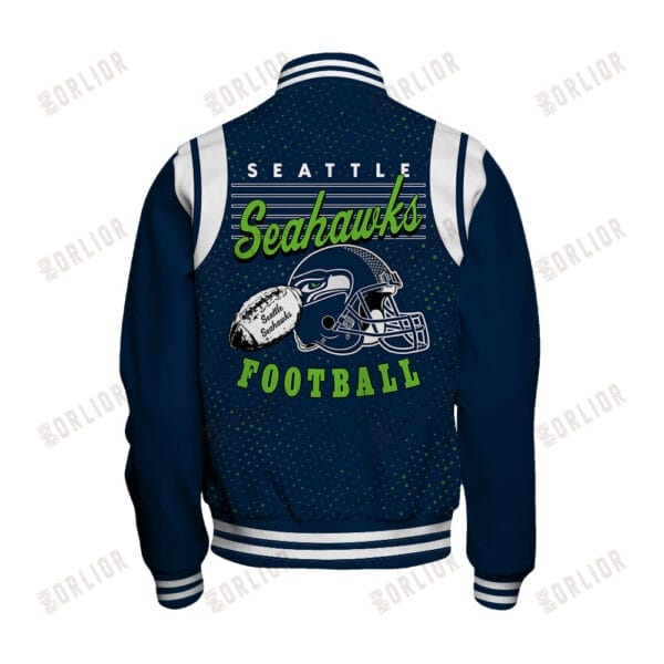 Seattle Seahawks Unisex Athletic Legacy Varsity Jacket AMCVJK0000234 - Image 3