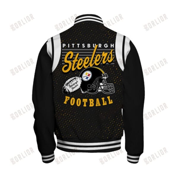 Pittsburgh Steelers Unisex Athletic Legacy Varsity Jacket AMCVJK0000236 - Image 3