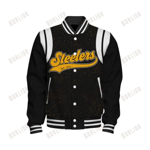 Pittsburgh Steelers Unisex Athletic Legacy Varsity Jacket AMCVJK0000236 - Image 2