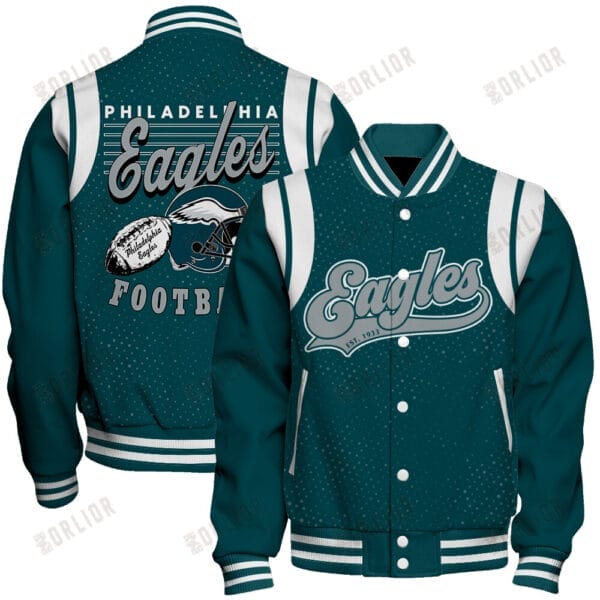 Philadelphia Eagles Unisex Athletic Legacy Varsity Jacket AMCVJK0000237