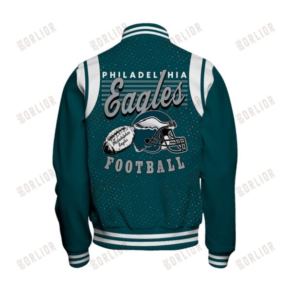 Philadelphia Eagles Unisex Athletic Legacy Varsity Jacket AMCVJK0000237 - Image 3