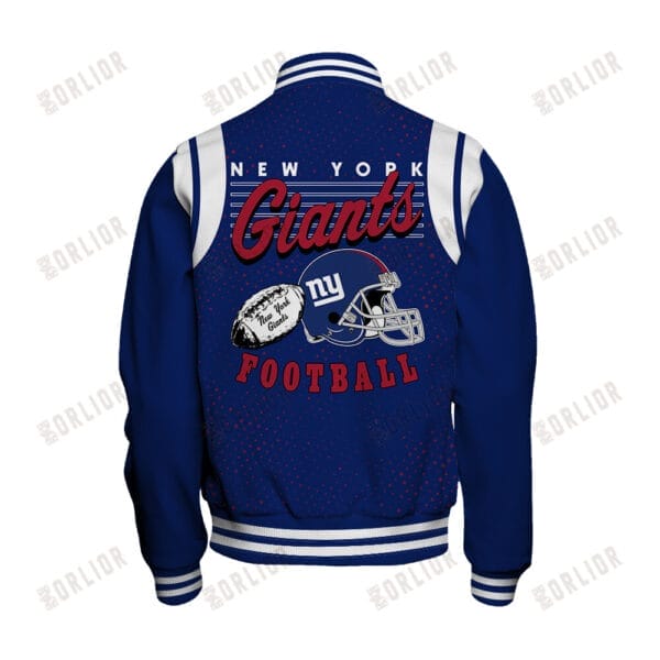 New York Giants Unisex Athletic Legacy Varsity Jacket AMCVJK0000239 - Image 3