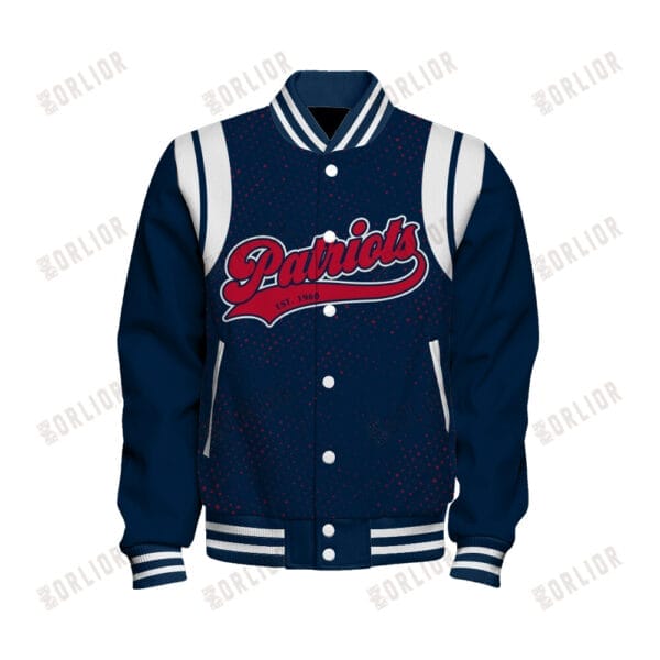 New England Patriots Unisex Athletic Legacy Varsity Jacket AMCVJK0000241 - Image 2