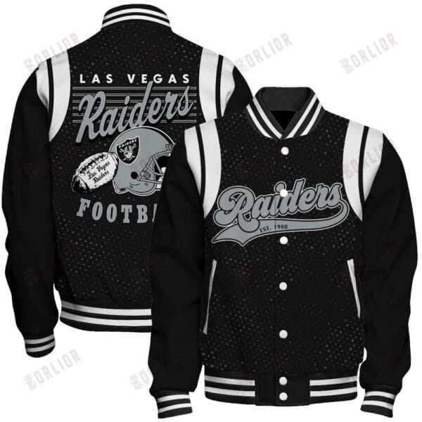 Las Vegas Raiders Unisex Athletic Legacy Varsity Jacket AMCVJK0000246