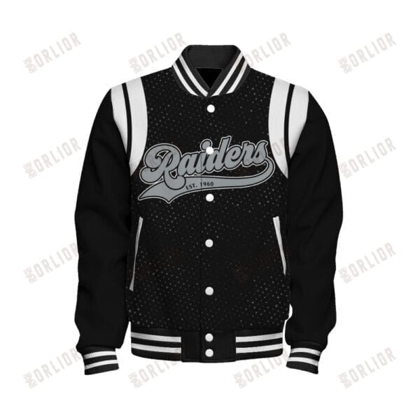 Las Vegas Raiders Unisex Athletic Legacy Varsity Jacket AMCVJK0000246 - Image 2