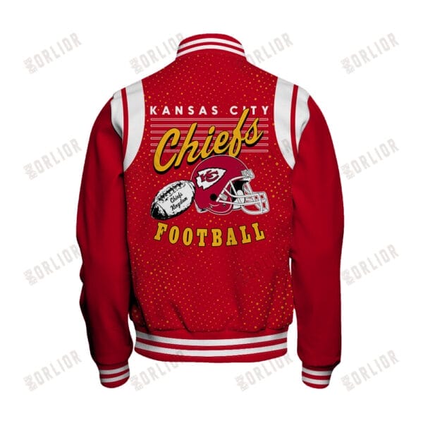 Kansas City Chiefs Unisex Athletic Legacy Varsity Jacket AMCVJK0000247 - Image 3