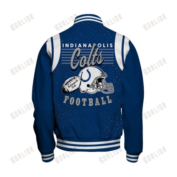 Indianapolis Colts Unisex Athletic Legacy Varsity Jacket AMCVJK0000249 - Image 3