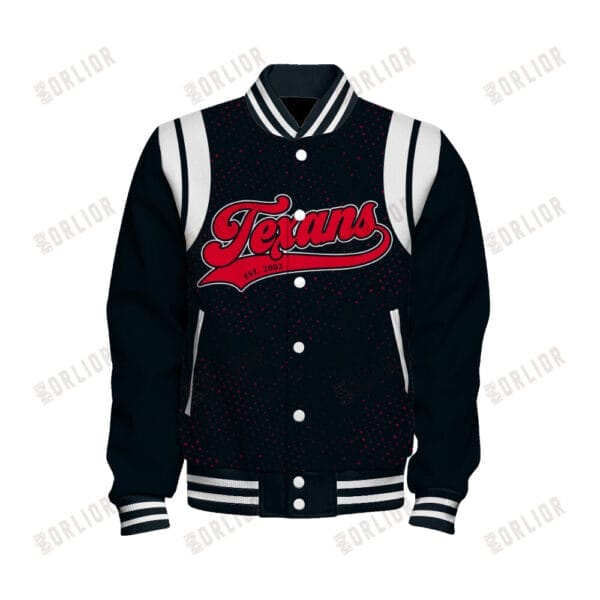 Houston Texans Unisex Athletic Legacy Varsity Jacket AMCVJK0000250 - Image 2