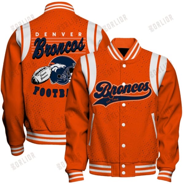 Denver Broncos Unisex Athletic Legacy Varsity Jacket AMCVJK0000253