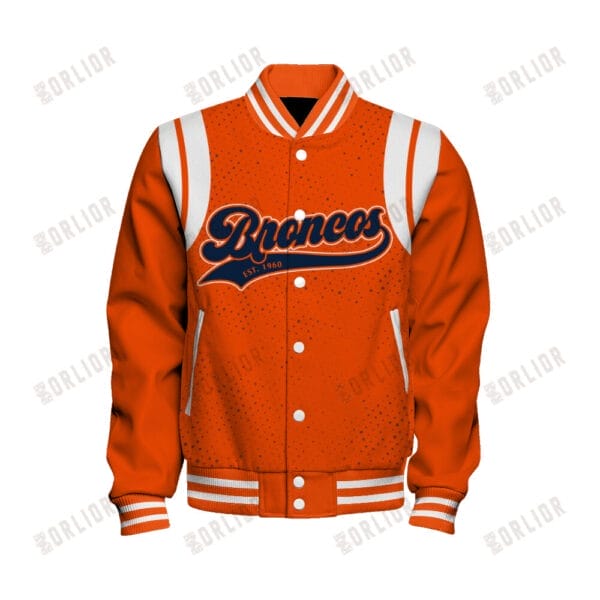 Denver Broncos Unisex Athletic Legacy Varsity Jacket AMCVJK0000253 - Image 2