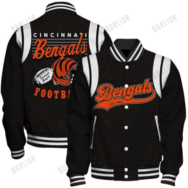 Cincinnati Bengals Unisex Athletic Legacy Varsity Jacket AMCVJK0000256
